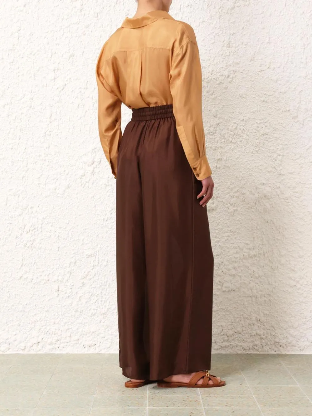 August Relaxed Silk Shirt