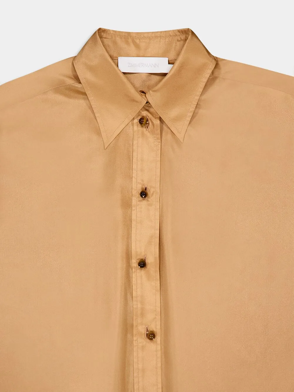 August Relaxed Silk Shirt