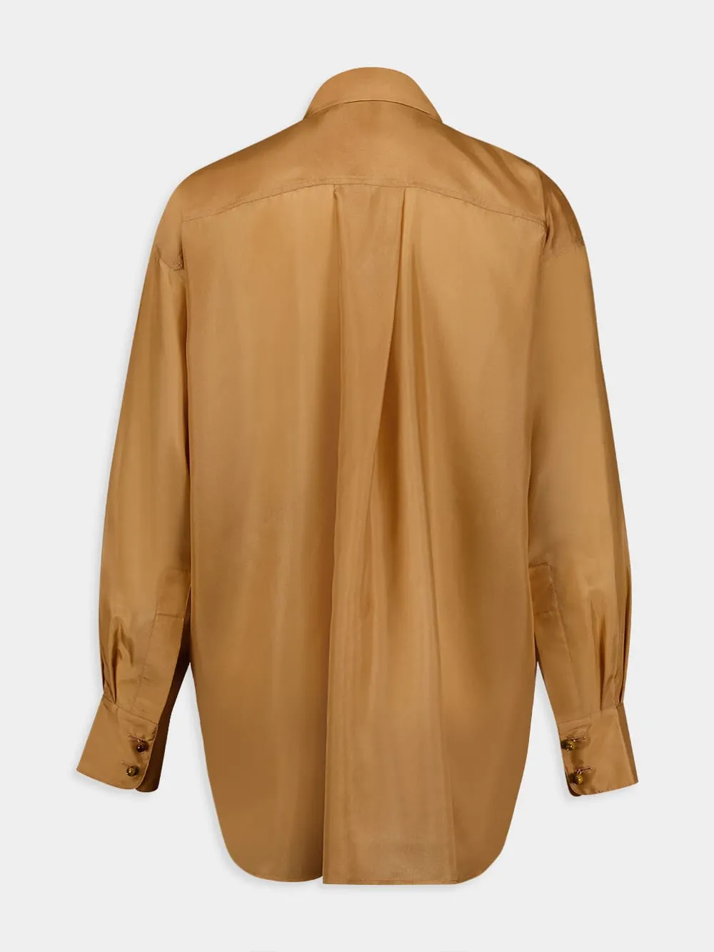 August Relaxed Silk Shirt