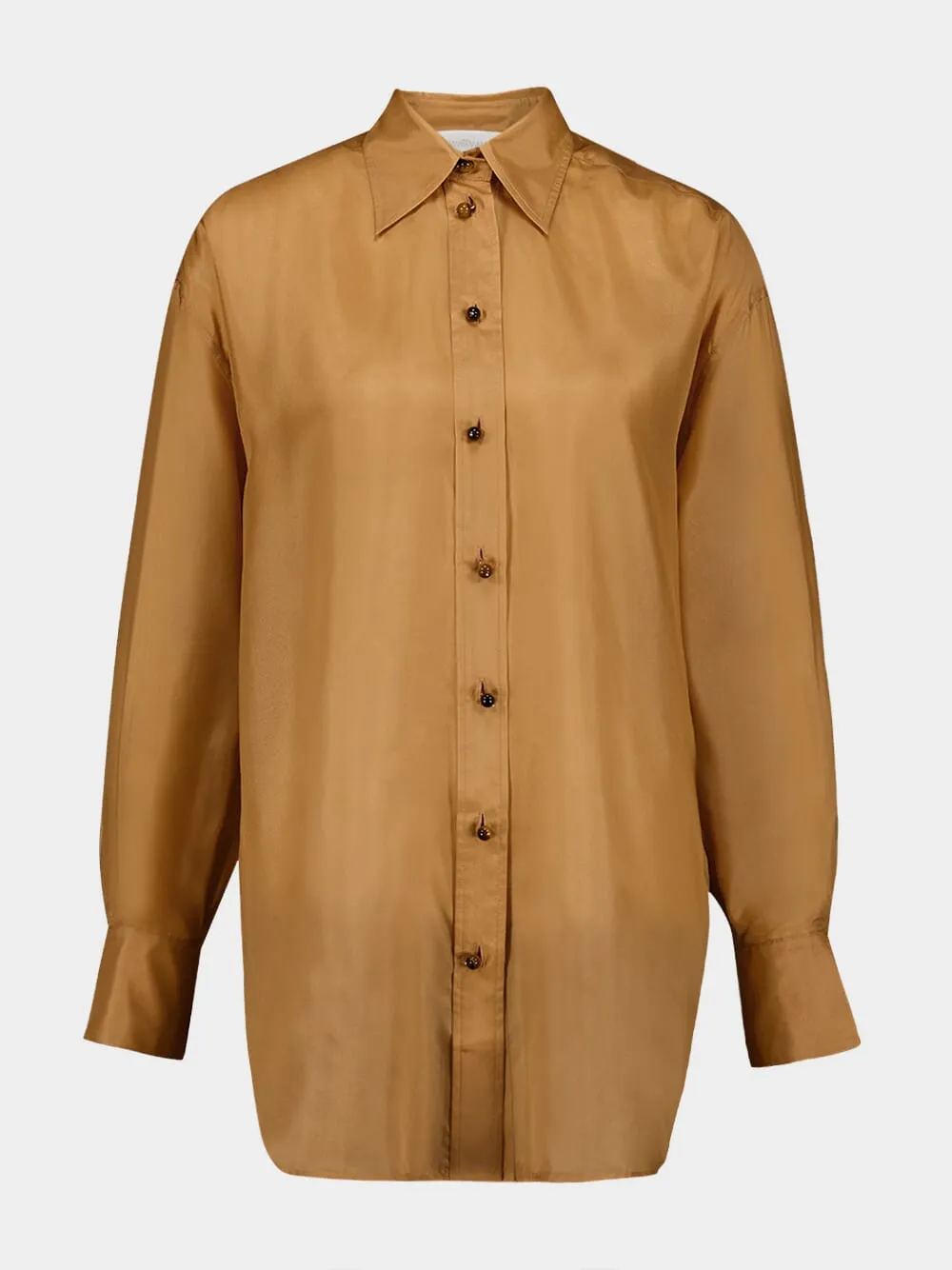 August Relaxed Silk Shirt
