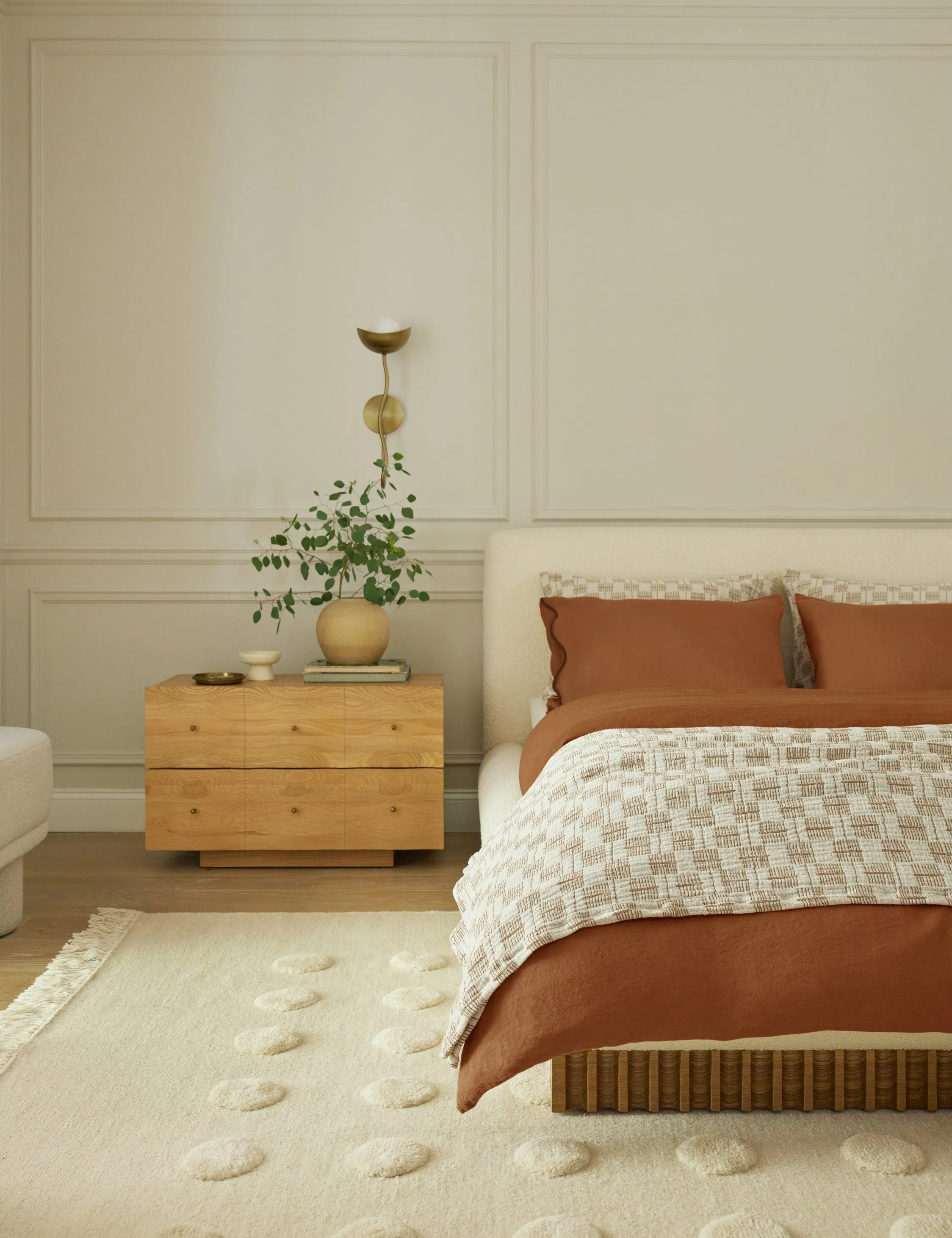 Basketweave Cotton Blanket by Sarah Sherman Samuel