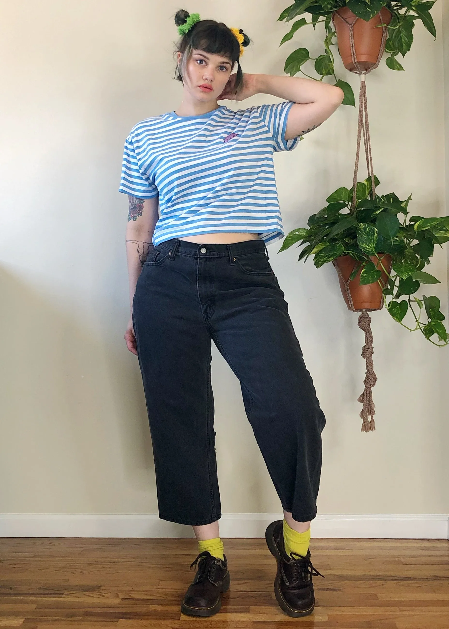 Black Levi's Relaxed Fit Jeans - 2X