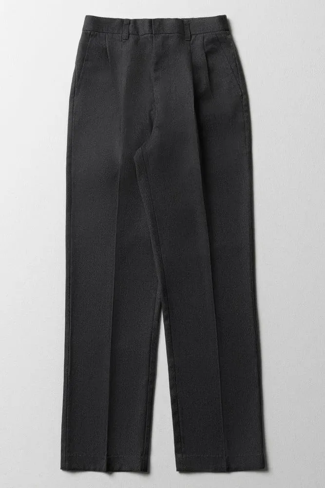 Boys Plus Fit Pants Grey