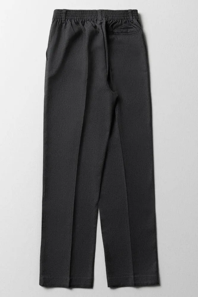 Boys Plus Fit Pants Grey