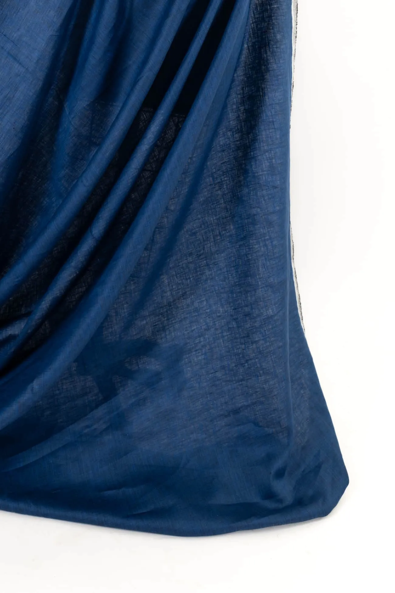 Cobalt Blue Hanky Linen Woven-½ yard