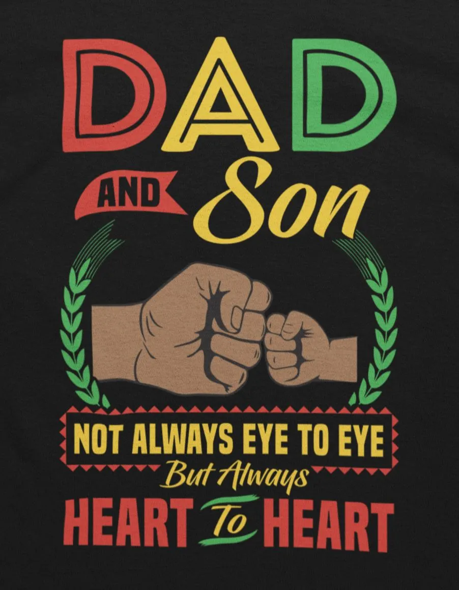 Dad And Son Heart To Heart T-Shirt