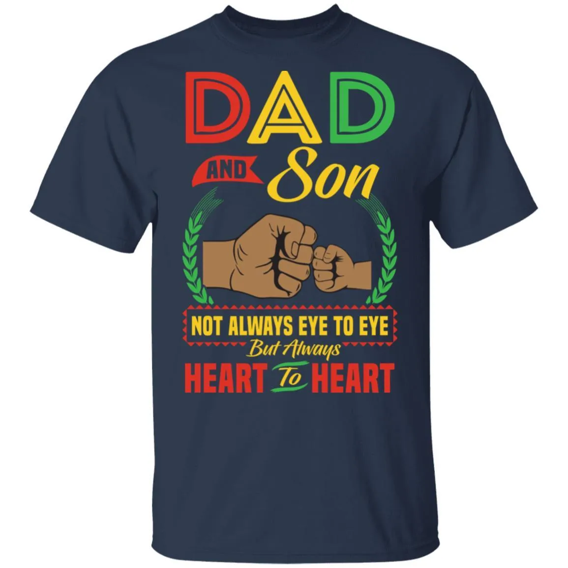 Dad And Son Heart To Heart T-Shirt