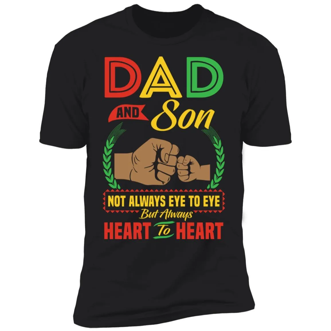 Dad And Son Heart To Heart T-Shirt