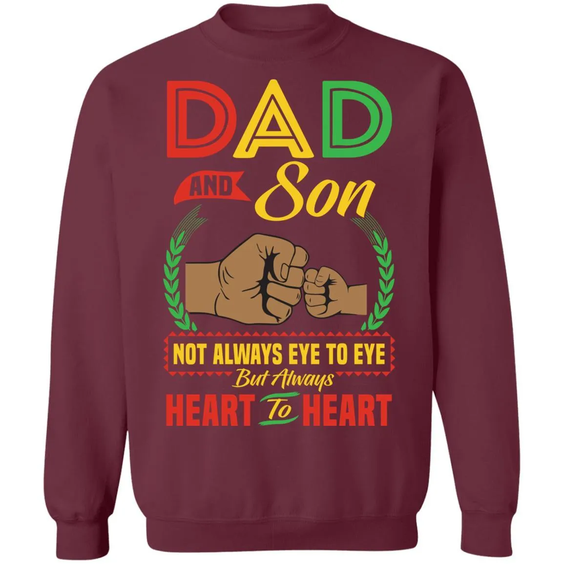 Dad And Son Heart To Heart T-Shirt