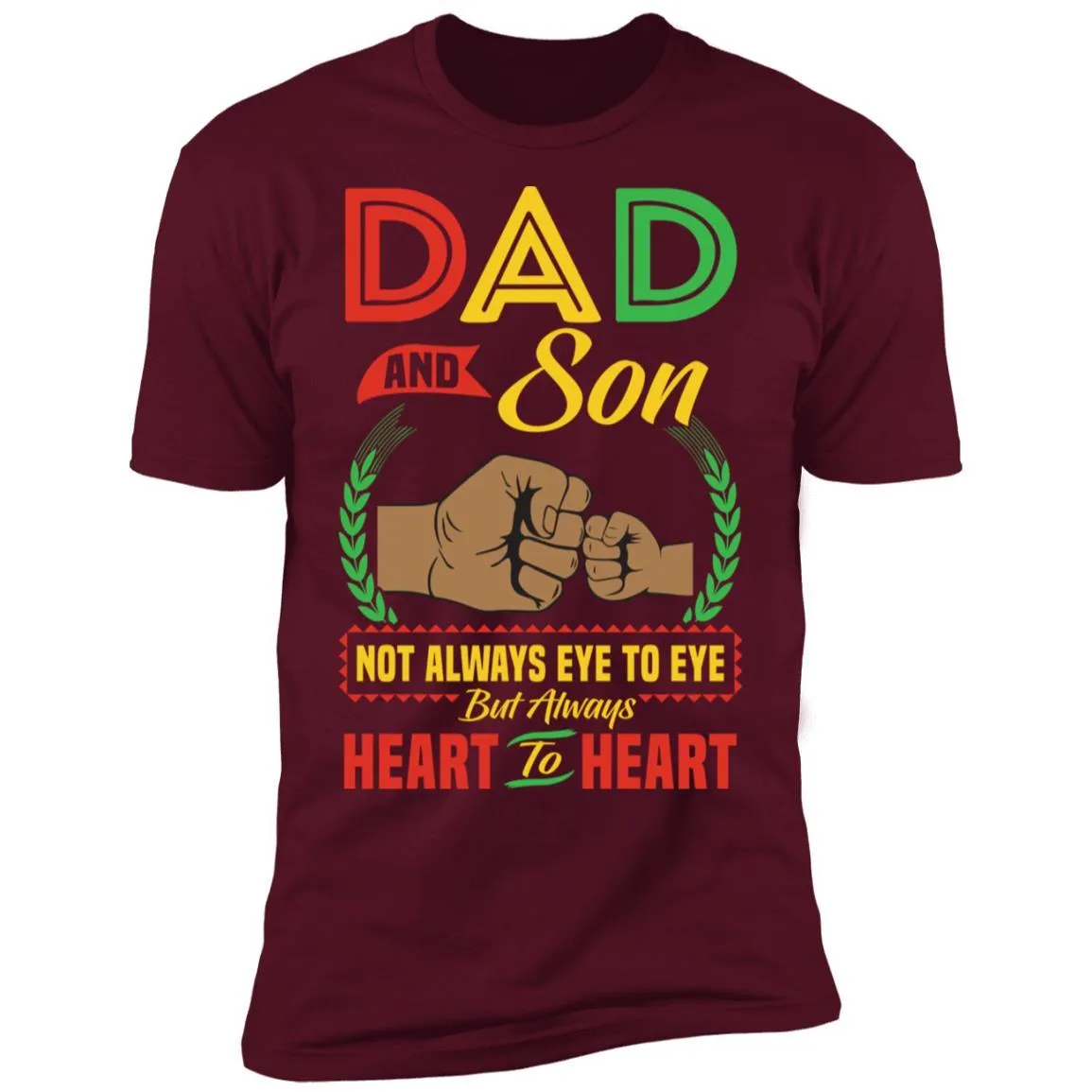Dad And Son Heart To Heart T-Shirt