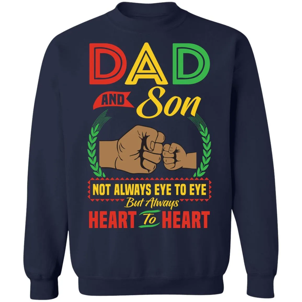Dad And Son Heart To Heart T-Shirt