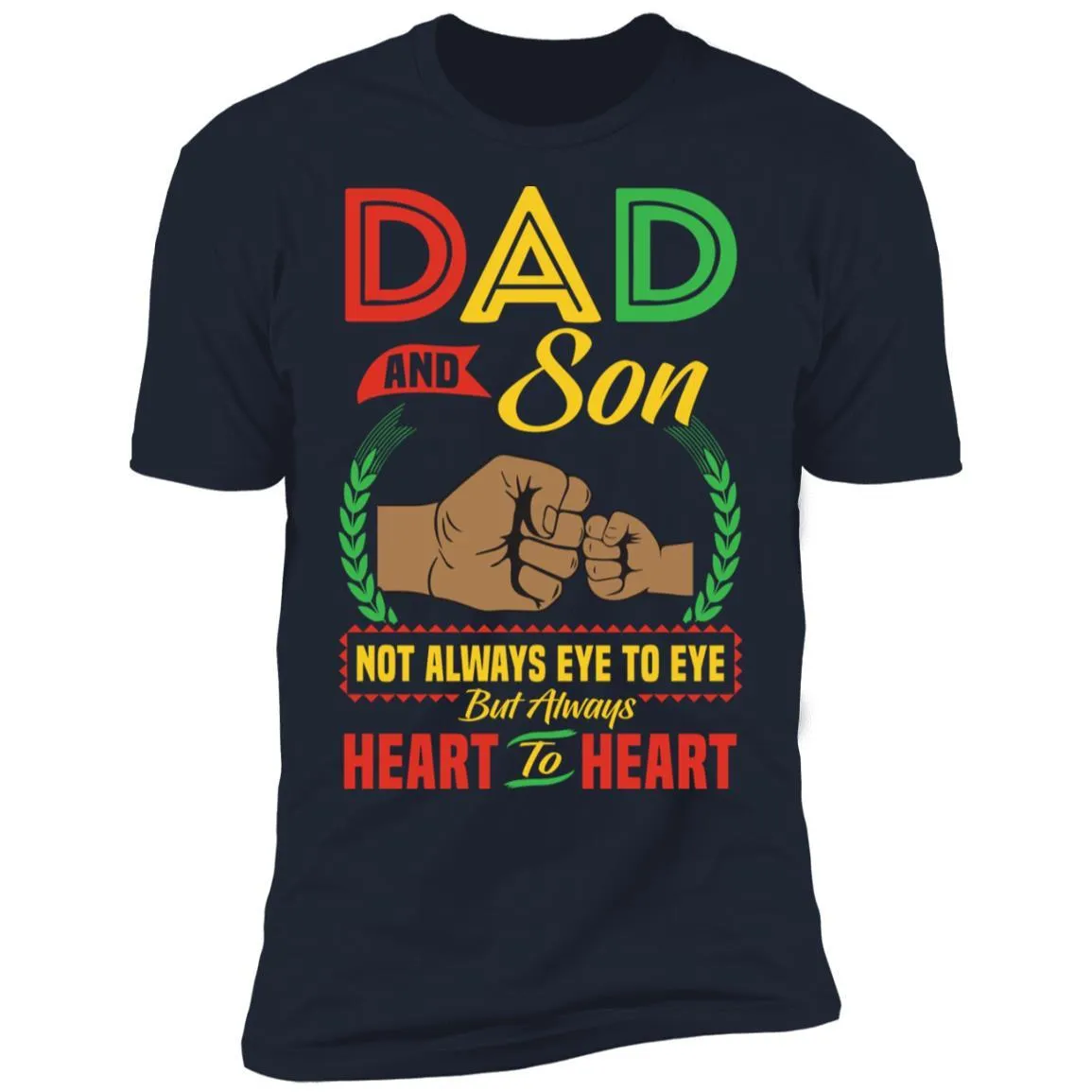 Dad And Son Heart To Heart T-Shirt