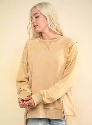 FLEX TIME CREWNECK by Very J / New In (latte)
