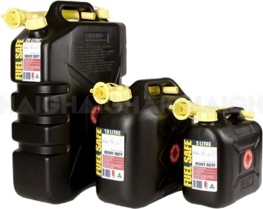Fuel Safe Heavy Duty Professional 20L Plastic Jerry Can
