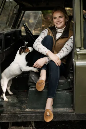 Ginger & Jardine X Glaze & Gordon Ruth Buchanan Collection 'The Hunt Jump' Cosy Roll Neck