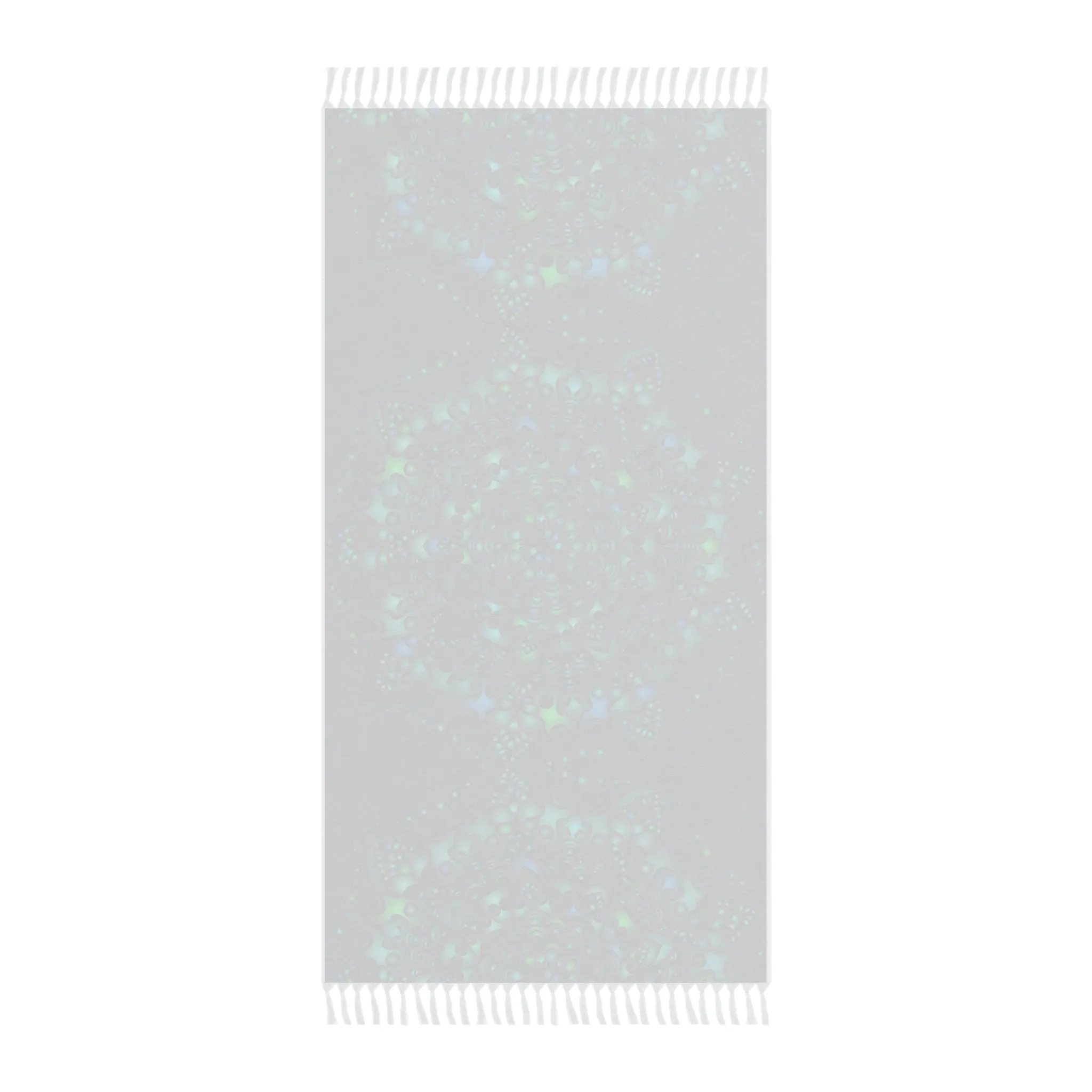 Hand-Drawn Mandala Design Beach Cloth - Petroleum Green