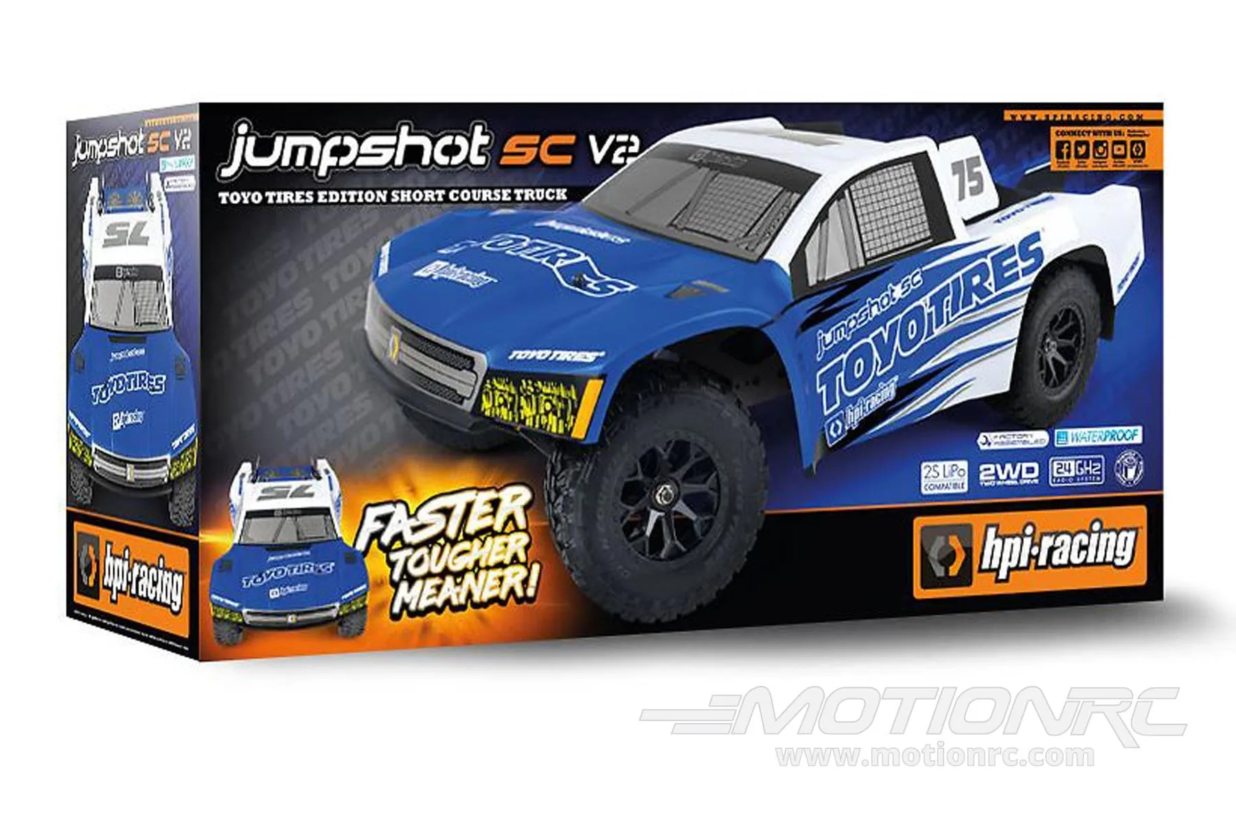 HPI Racing Jumpshot V2 Toyo Tires Edition 1/10 Scale 2WD Short Course Truck - RTR