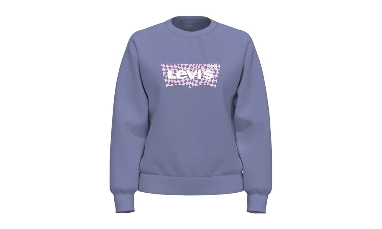 Levi's Women's Long Sleeve Graphic Standard Crew Sweatshirt