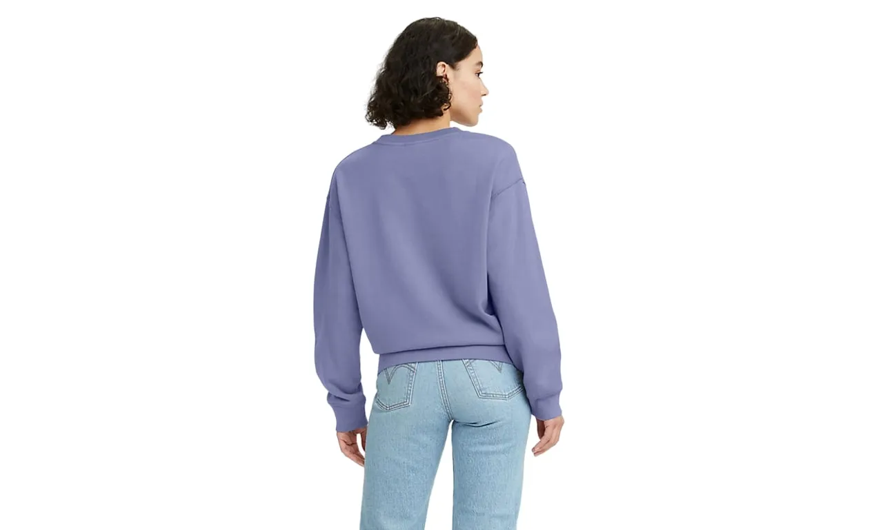 Levi's Women's Long Sleeve Graphic Standard Crew Sweatshirt