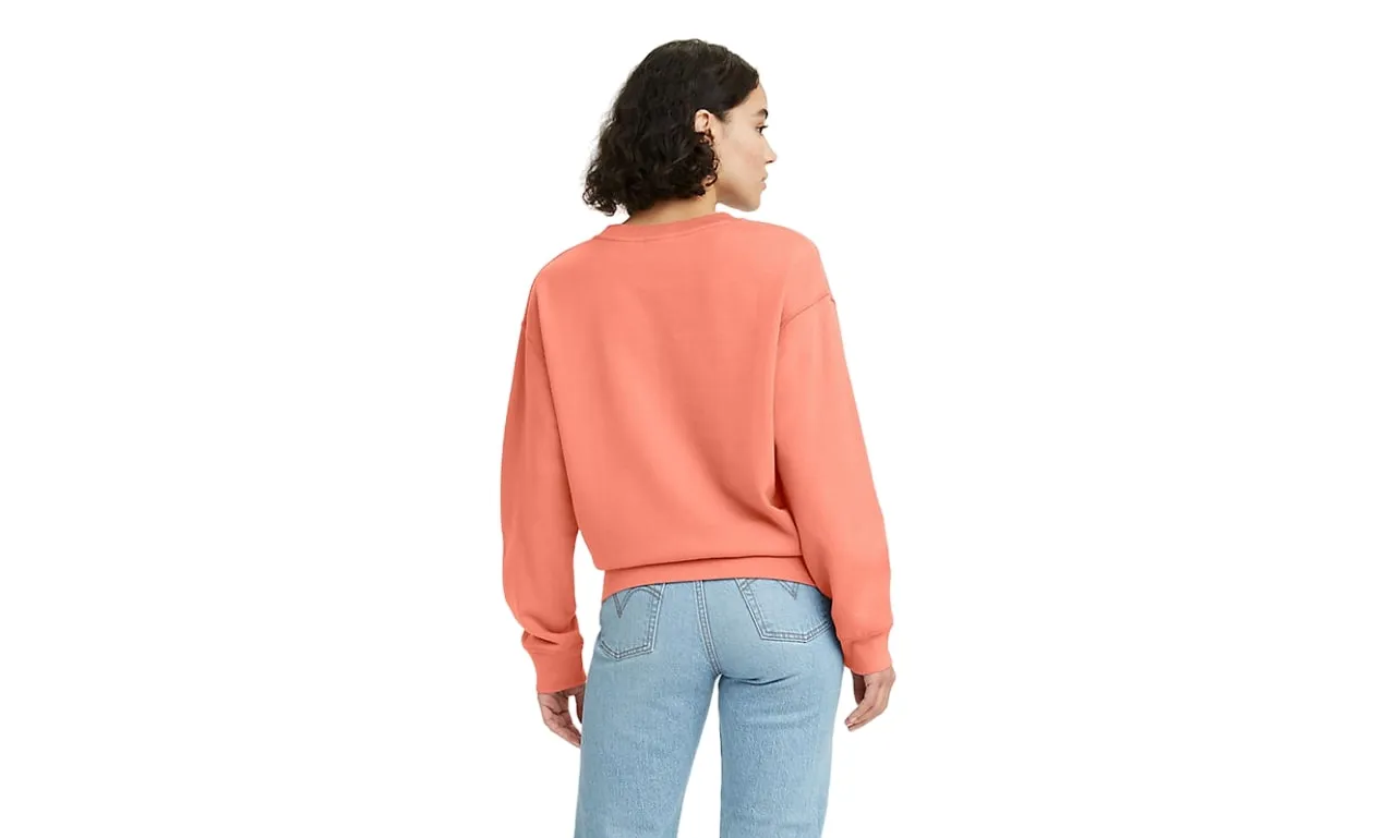 Levi's Women's Long Sleeve Graphic Standard Crew Sweatshirt