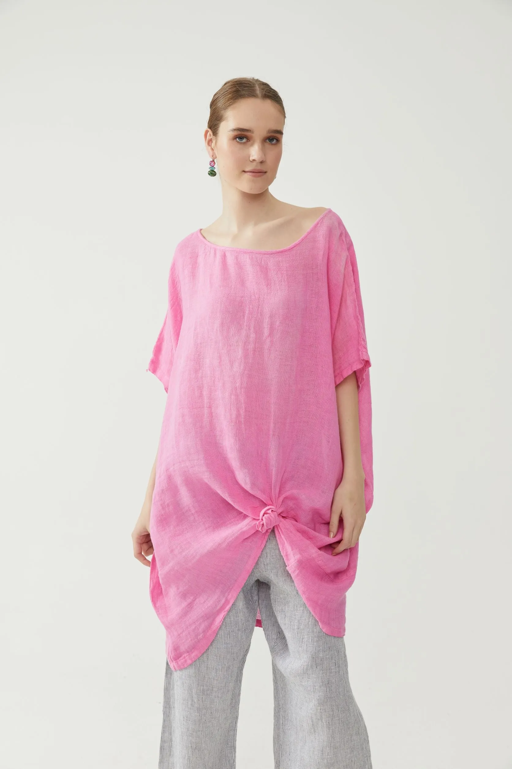 Long Gauze Fuchsia