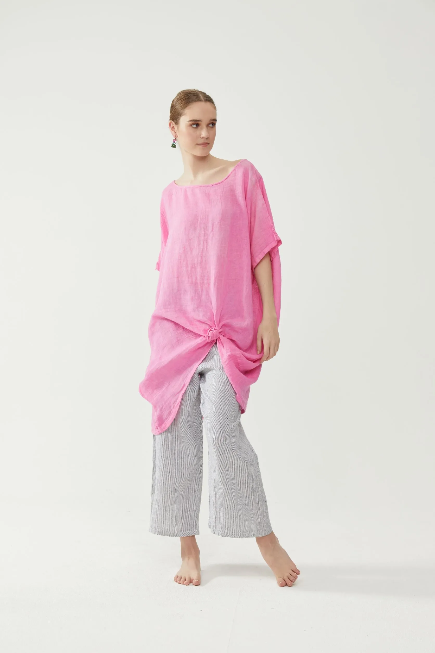Long Gauze Fuchsia