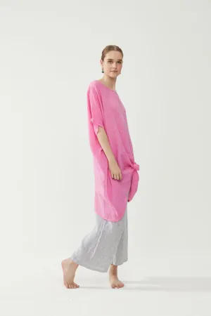 Long Gauze Fuchsia