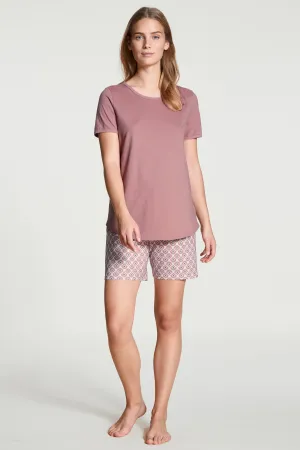 Lovely Nights Short Pyjamas Rose Bud
