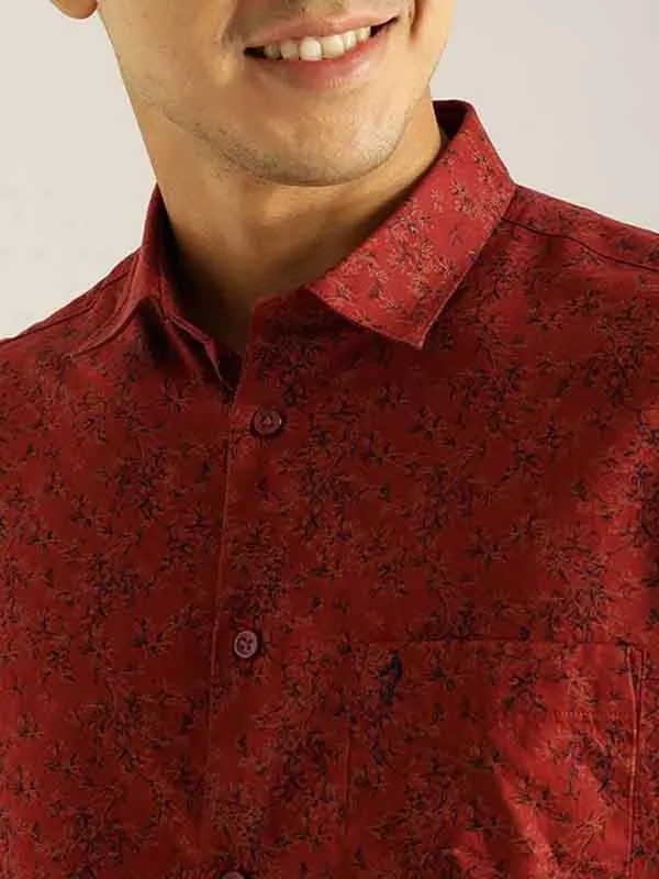 Men Printed Full Sleeve Cotton Blend Shirt