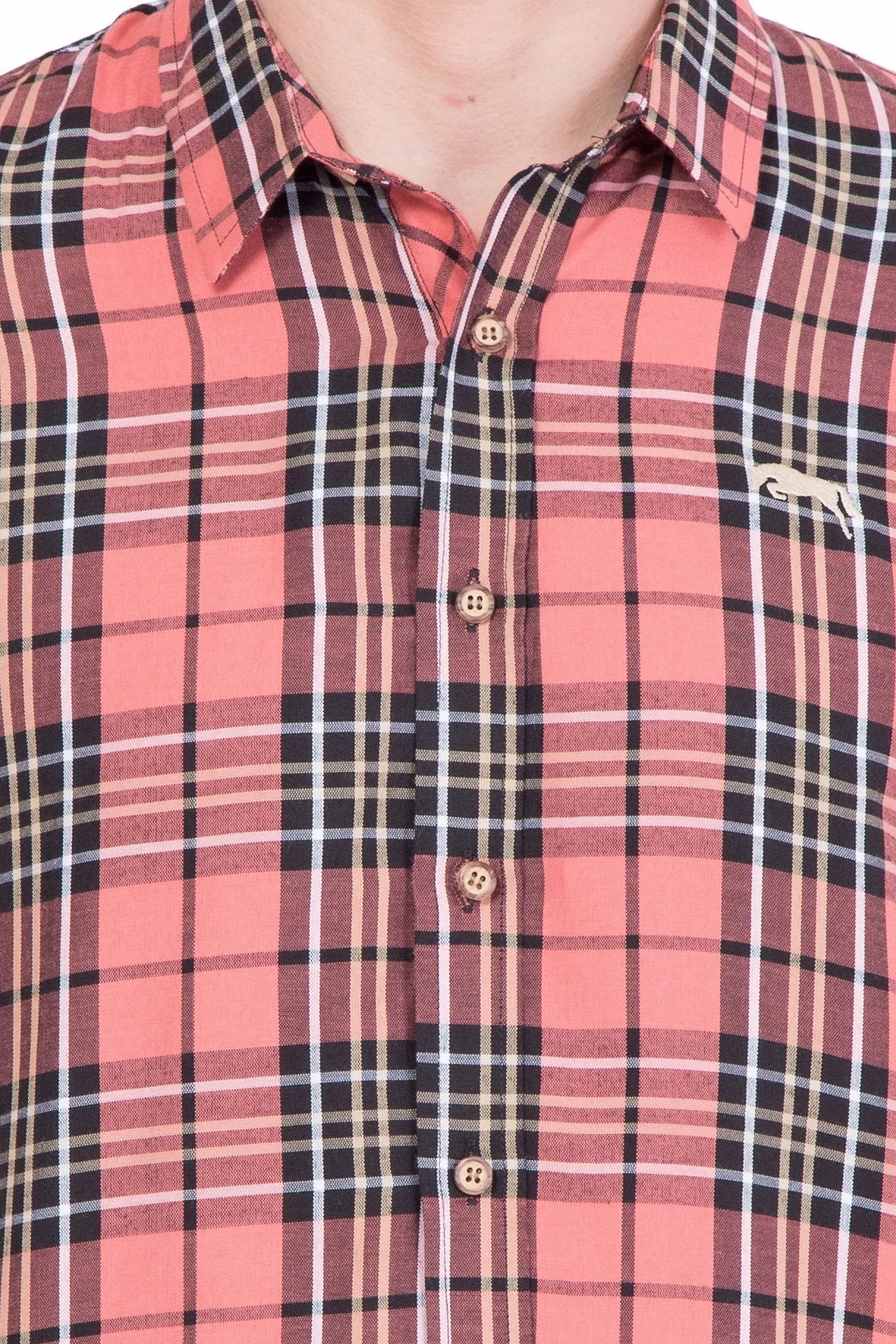 Men  Relaxed Fit Check Casual Shirt