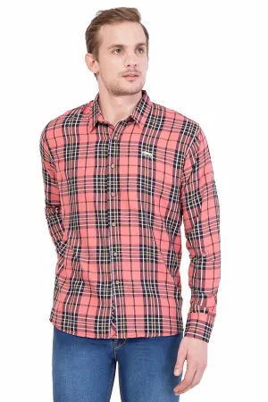 Men  Relaxed Fit Check Casual Shirt