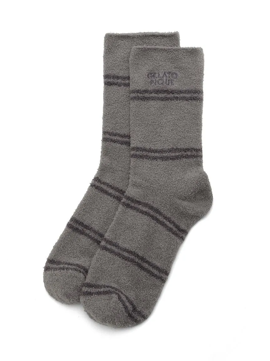 MEN'S Hot Smoothie Border Lounge Socks