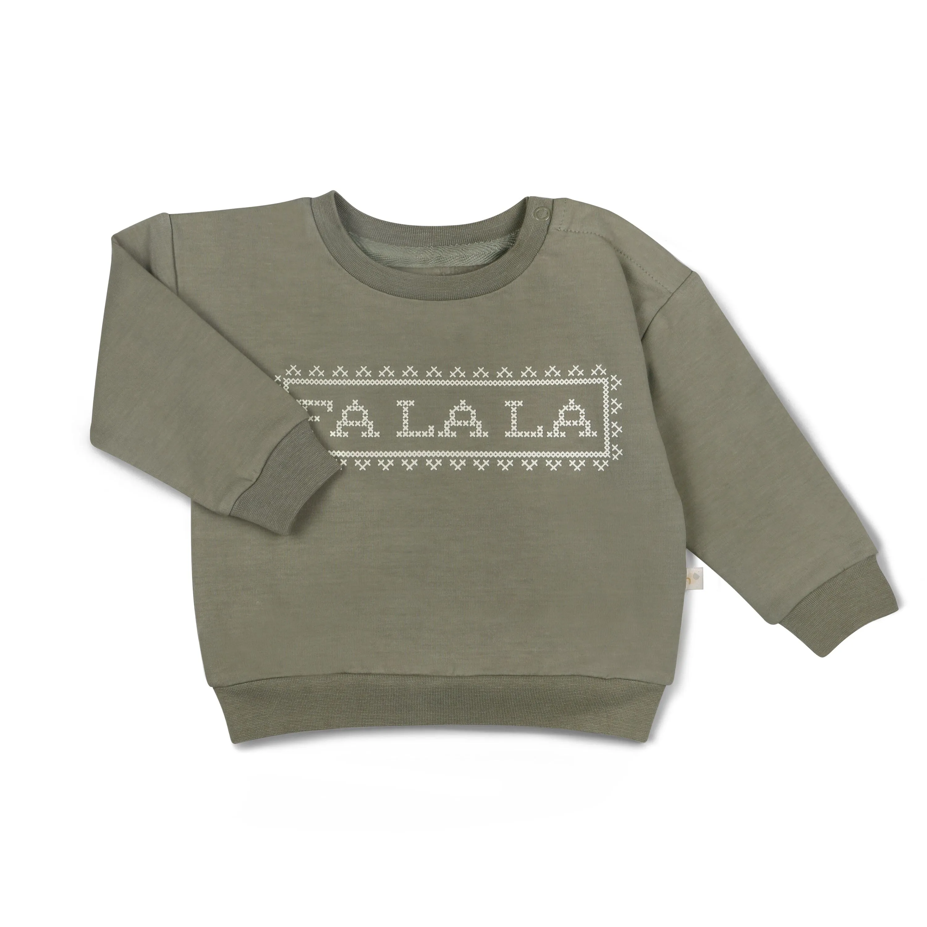 Organic Fleece Sweatshirt | Fa La La