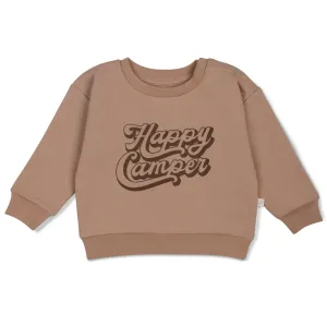 Organic Fleece Sweatshirt | Happy Camper