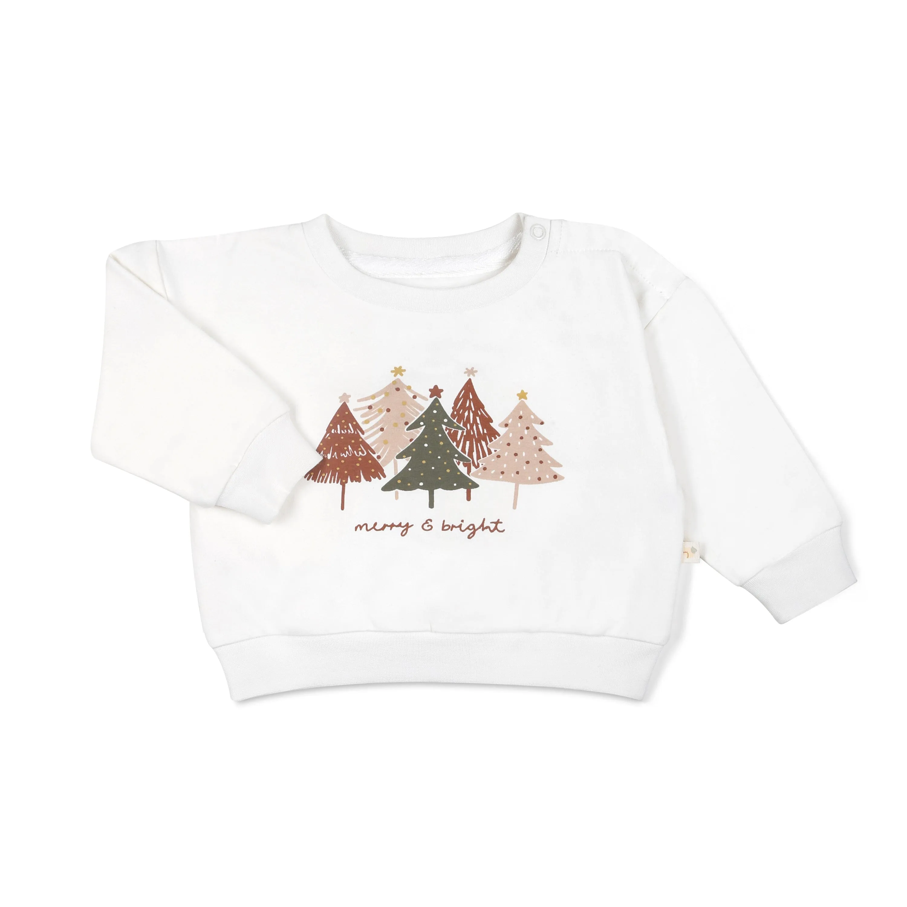 Organic Fleece Sweatshirt | Merry & Bright
