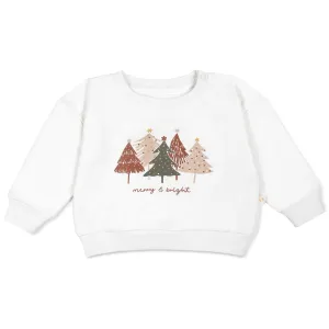Organic Fleece Sweatshirt | Merry & Bright