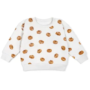 Organic Fleece Sweatshirt | Pumpkin
