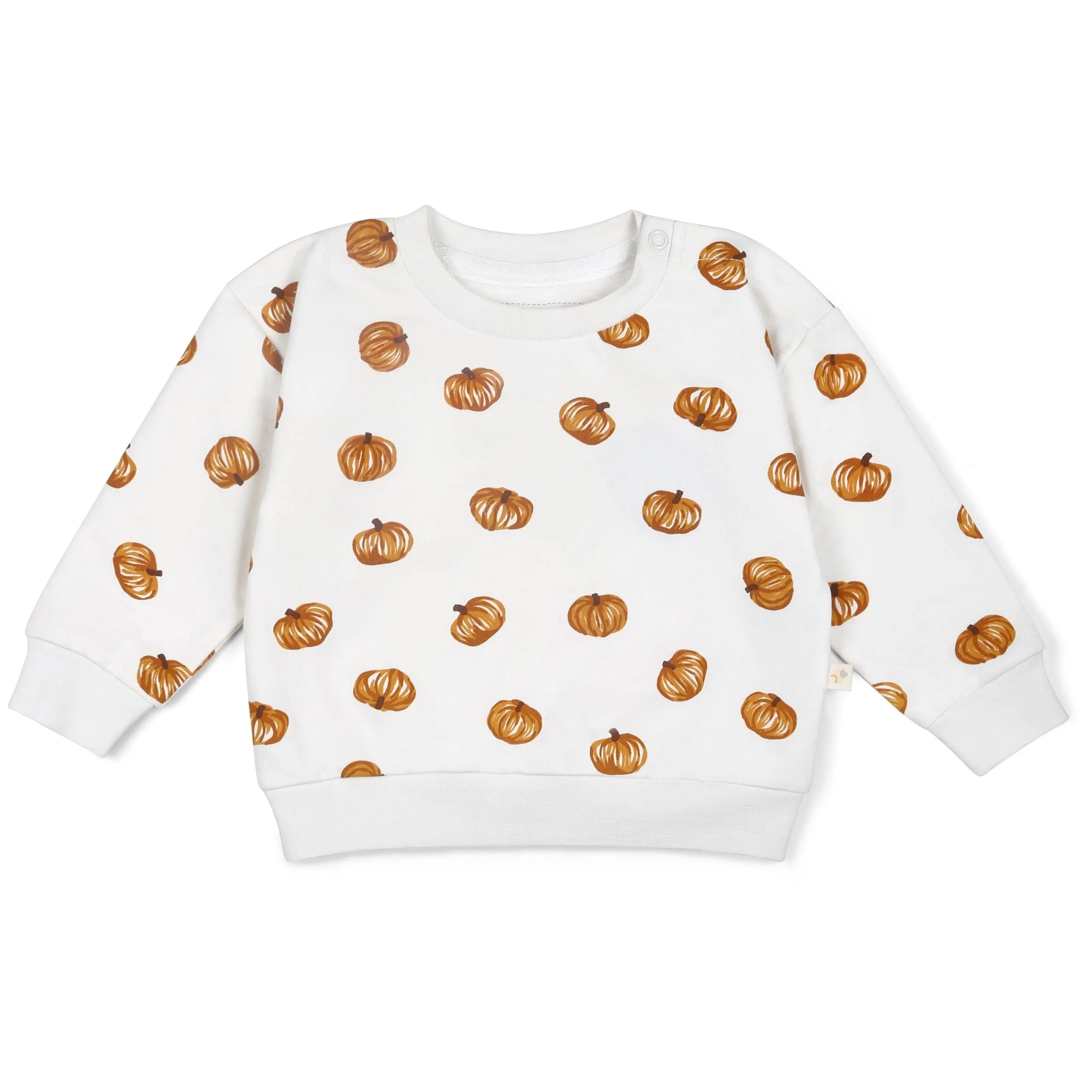 Organic Fleece Sweatshirt | Pumpkin