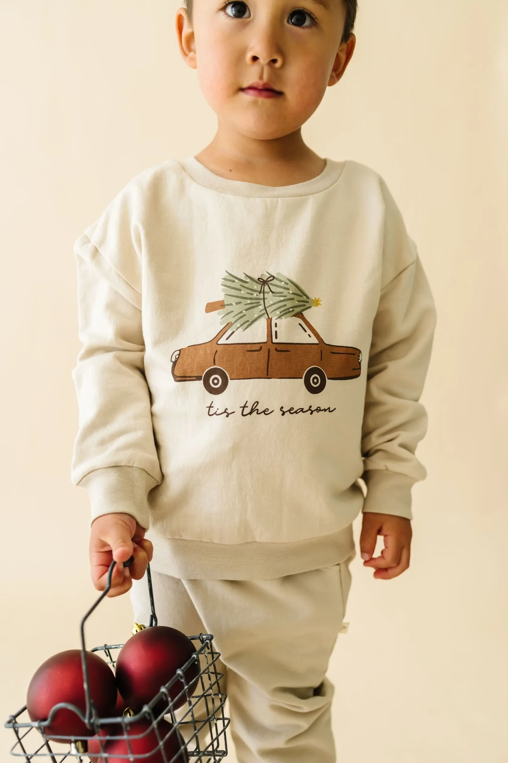 Organic Fleece Sweatshirt | Tis The Season