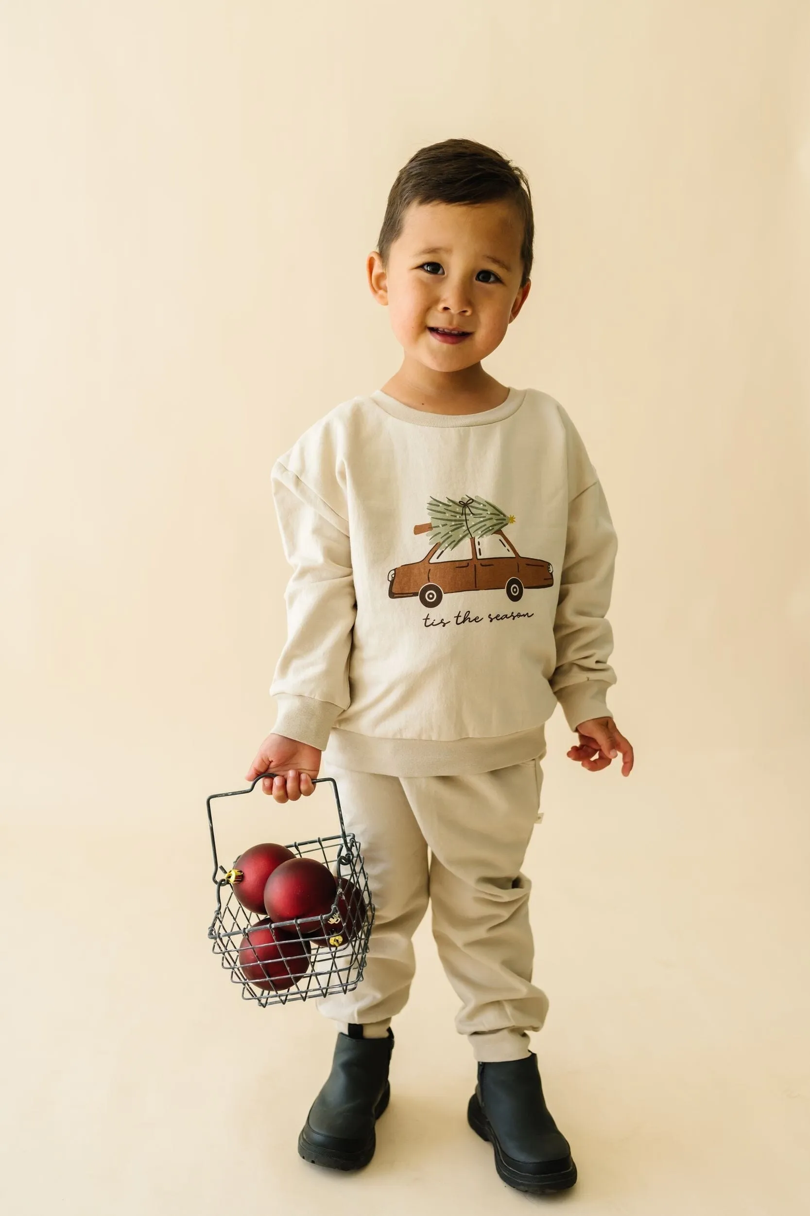 Organic Fleece Sweatshirt | Tis The Season