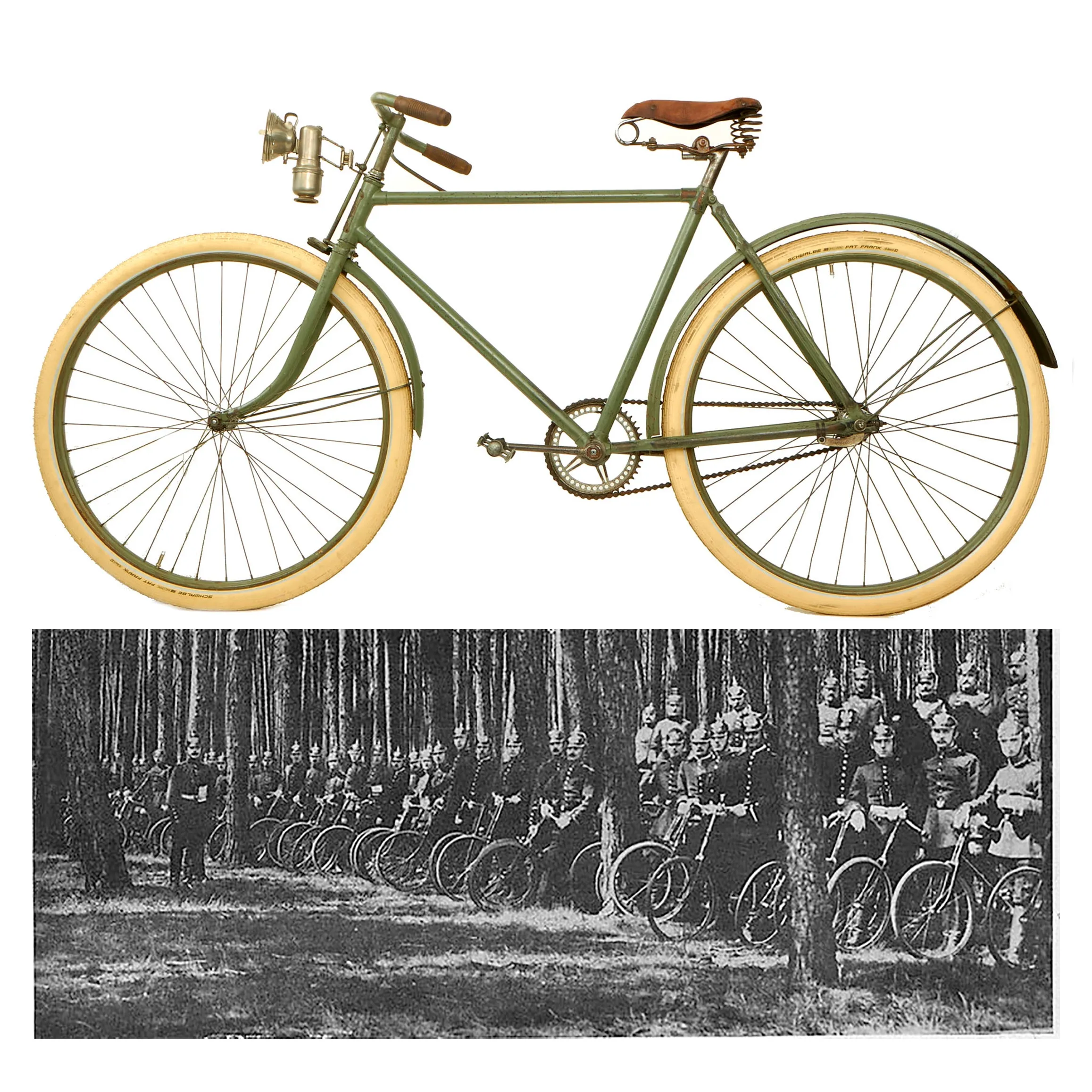 Original German WWI Model 40 Bicycle by Presto