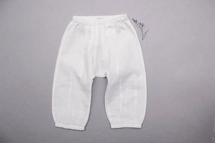 Puff-up Pleated Pants