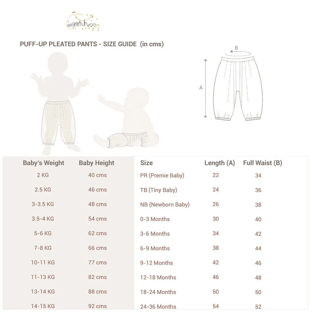 Puff-up Pleated Pants