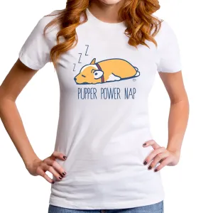 Pupper Power Nap Women's T-Shirt