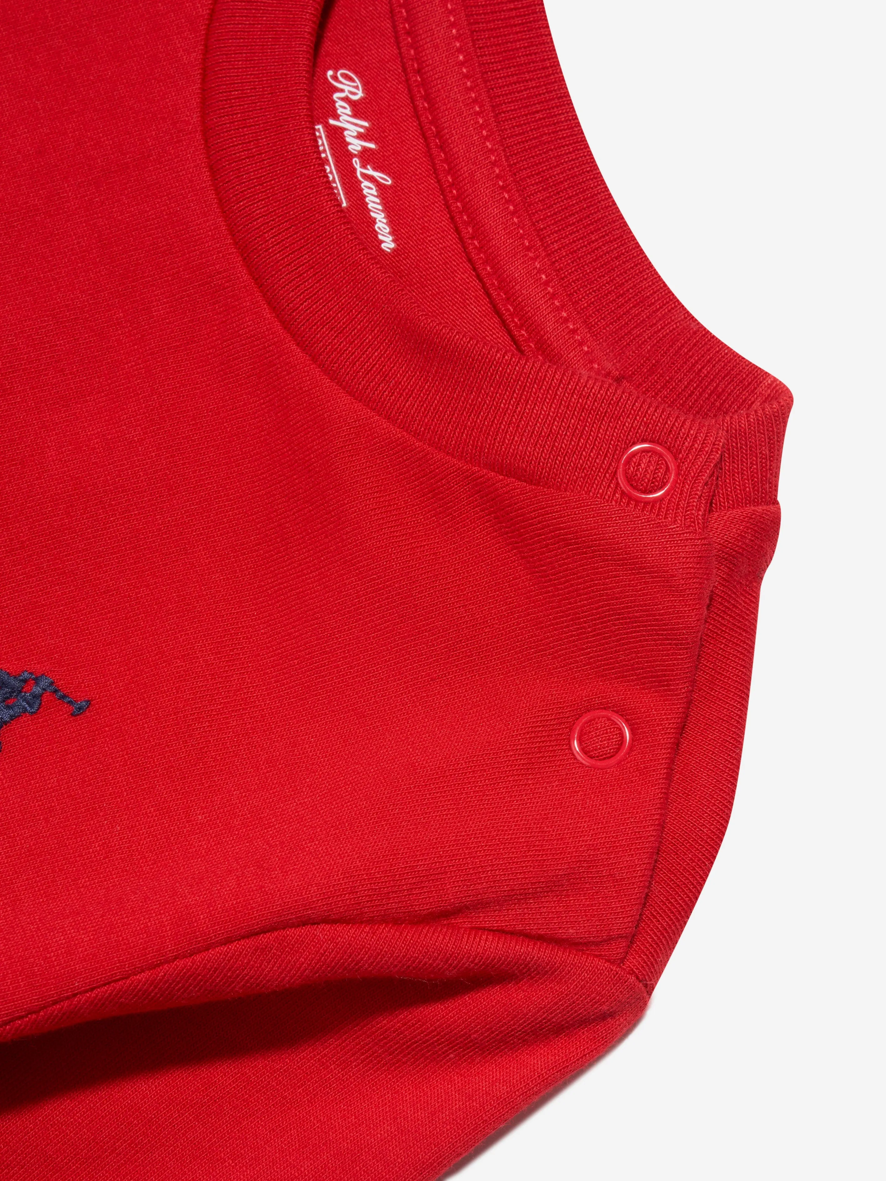 Ralph Lauren Baby Boys Long Sleeve T-Shirt in Red