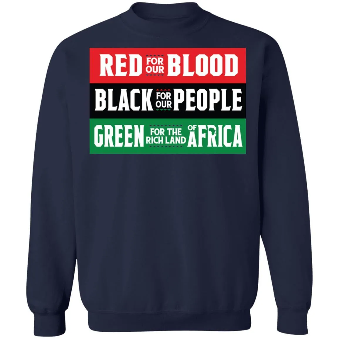 Red Black Green - Blood People Land T-shirt
