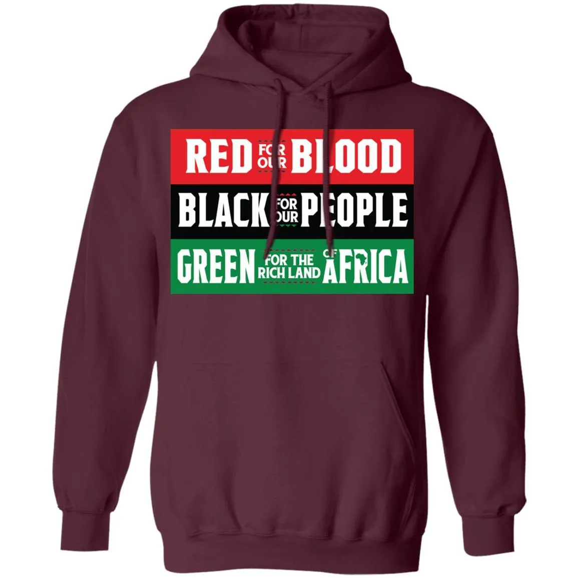 Red Black Green - Blood People Land T-shirt