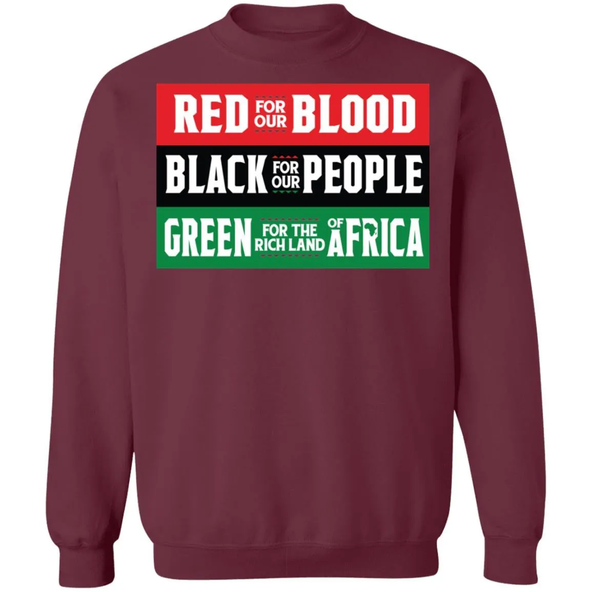 Red Black Green - Blood People Land T-shirt