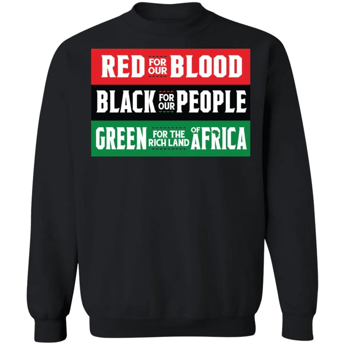 Red Black Green - Blood People Land T-shirt