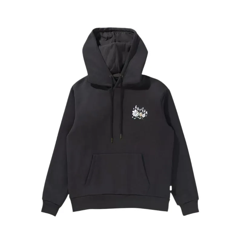 RHYTHM Hood Fleece Natural Harmony (Medium-XLarge) Black